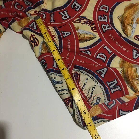 Columbia Men's Swim Trunks Board Shorts Size 40 Red Drum Ale Fish Responsibly - Picture 10 of 10